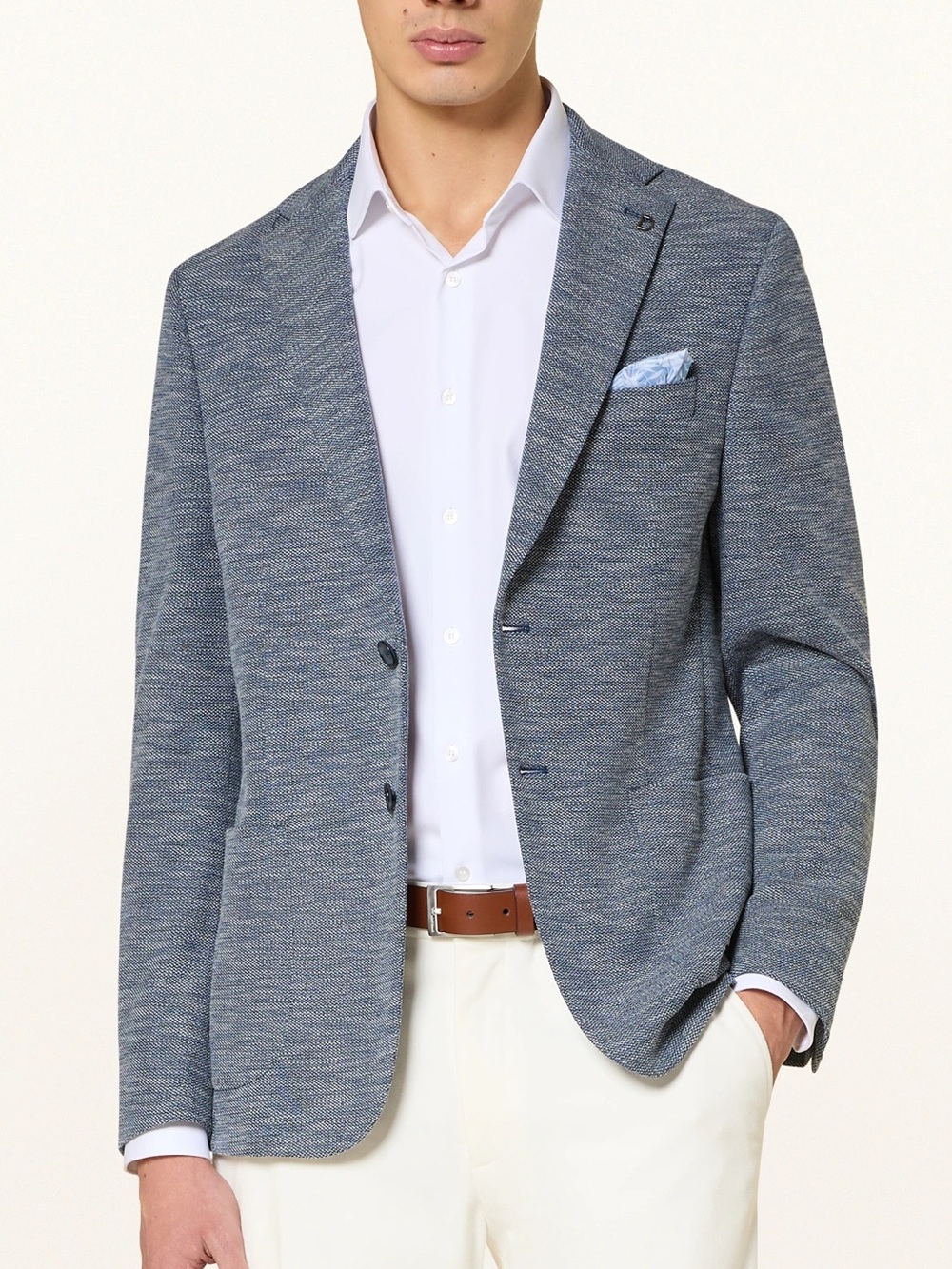 DIGEL EDWARD Modern Fit Blazer Light Blue Sport Coat Men's Size 54 EU / XXL U.S